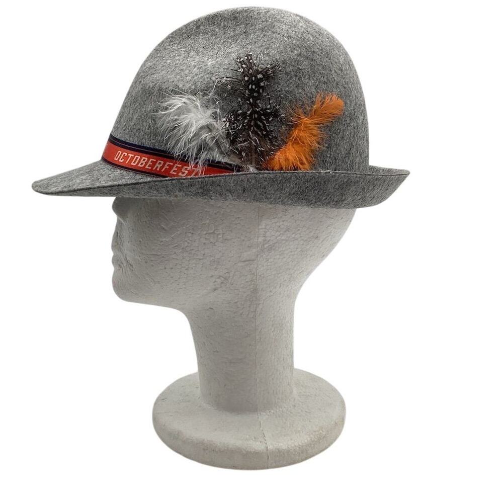 Samuel Adams Octoberfest Gray Fedora Hat Unisex One Size
